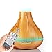 Produktbild Aroma Diffuser 400ml Luftbefeuchter Ultraschall Fernbedienung Vernebler Raumbefeuchter Elektrisch Duftlampe Öle Diffusor mit 7 Farben LED für Yoga Salon Spa Wohn Schlaf Bade oder Kinderzimmer Hotel