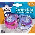 TOMME TIPPEE Essentials Cherry Latex Soother 2 Count 6-18M Assorted