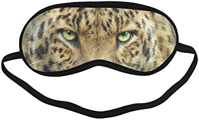 ATEM310 majestic leopard Eyes Sleeping Mask Blindfold Soft Padded Eye Sleep Masks Travel Relax