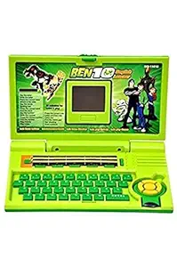 Ben 10 English Learner/Education Laptop for Kids 20 Activities (Green)