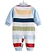 Stripe Baby Long Sleeves Bodysuit Baby Clothes Cotton Coveralls Climbing Clothes (59cm(3-6months))