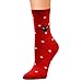 Produktbild FORH Sport und Freizeitsocken Klassische Tennissocken 1 Paar Baumwoll Sneaker Lang Businesssocken Punkt Muster Tube Socks Casual Frauensocken