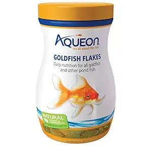 Aqueon 06044 Goldfish Flakes, 7.12-Ounce