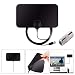 Produktbild CWeep Freeview HDTV Antenna Indoor Digital TV Antenna,50 Miles Rang HD Antenna Long Range Support 4K1080P HD VHF UHF Freeview All TV''s Indoor Free Channels - 12ft Coax Cable