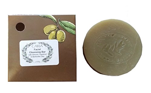 Olive Almond and Hazelnut Oil All Natural Facial Cleansing Soap Bar 100g Fragrance Free
