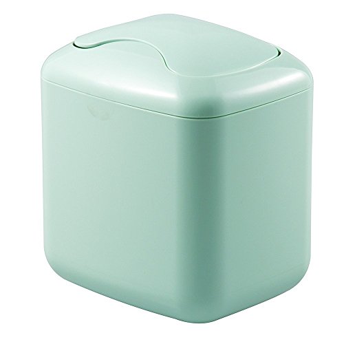Buy mDesign Waste Paper Basket Strong Plastic Rubbish Bin Waste Bin