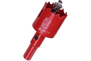 Zhongtou Frese a Tazza per Legno 30mm Punte a Tazza M42 HSS Metallo Sega a Tazza Universale per Cartongesso Legno Alluminio Plastica Cartongesso