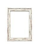 Der Rahmen hat eine Löffel Nussbaum Distressed Farbe in 21,0 x 29,7 cm Größe.