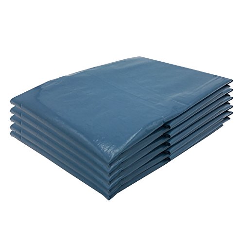 VARIOSAN Sacchi per la spazzatura 11664, 240 L, extra spessi, 5 pezzi, 90 ?, tipo 100, blu