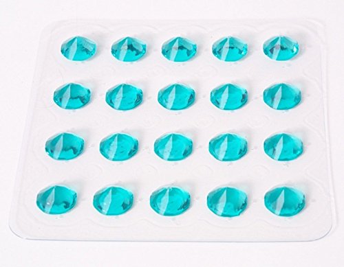 Preisvergleich Produktbild Gelee Diamanten essbar Blau / Tiffany 20 Stück