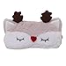 Produktbild Arteki Lovely Plush Animal Sleeping Eye Mask Soft Napping Traveling Eyeshade Cover for Women Girls,Deer Eyeshade