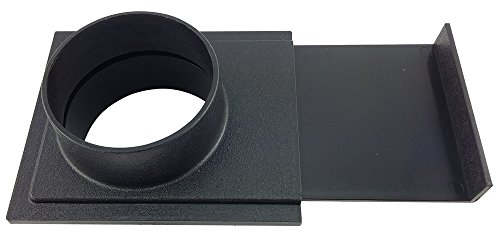 Charnwood 100 Gqc Woodworking aspiratore, spegnimento plastica porta con 100 mm Quick Connect One Side