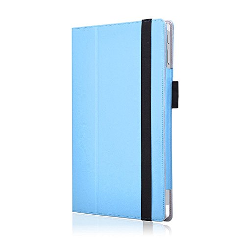 Tasche für Microsoft Surface 3 mit praktischer Stand Funktion aus robustem Kunstleder kombiniert Schutz und Design für Ihr Microsoft Surface 3 Hülle Cover Case Türkis von UC Express® - 5