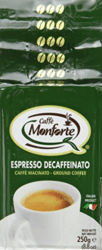 Caffè Monforte entkoffeinierter gemahlener Kaffee, 1er Pack 500g (2 x 250 g)