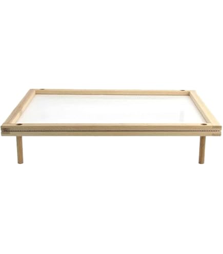 Seccapasta In Legno Calder 4330 - 51x40 Cm, Con Rete, Impilabile - Foto 4