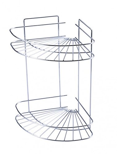 Eckregal 2 Etagen - Badregal - Badablage - Bad Regal - Duschablage - Duschregal - Eckablage - Wandregal