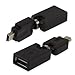 Produktbild JINYANG Adapter Hochwertiger USB 2.0 AF auf OTG Mini USB Adapter, unterstützt 360 Grad Drehung