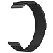 Produktbild LOKEKE 20 mm Mobvoi TicWatch C2 (Schwarz/Silber) Ersatzarmband - Edelstahl Milanaise-Armband für Mobvoi TicWatch C2 (Schwarz/Silber) / Samsung Galaxy Watch (42 mm)