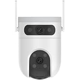 Ezviz H9c Dual 3MP 2K &Ccedil;ift Lensli 360&deg; D&ouml;nebilen Dış Mekan Wi-Fi Kamerası, Yapay Zeka İnsan ve Ara&ccedil; Algılama, Renkli Gece G&ouml;r