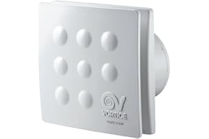 Vortice MFO100/4 11145 Aspiratori elicoidali da muro 10CM, Senza timer, 15 W, Bianco