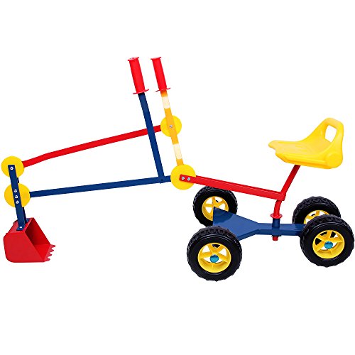 Kids Sit On Mini Digger Excavator for Sandpit Toy Outdoor Children's Power Shovel