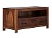 Produktbild massivum TV-Unterschrank Palison 100x50x42 cm aus Palisander Massiv-Holz braun lackiert 1 Schublade TV-Bank