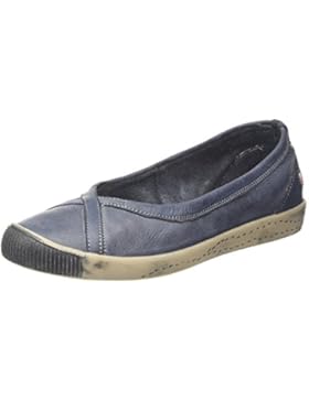 Softinos Damen Ilma Washed Geschlossene Ballerinas