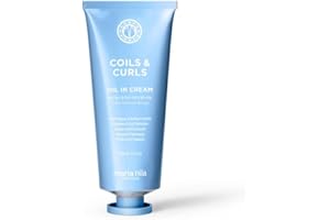 Maria Nila Coils & Curls, Pour Cheveux Bouclés et Ondulés, Huile de Jojoba pour une Hydratation Pendant le Lavage, Beurre de Karité pour une Définition des Boucles, 100% Végan