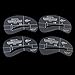 Manchester Case 6 Sets of Eyebrow Stencils Eye Brow Grooming Shaping Kit Makeup Beauty Tool---24 Styles
