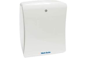 VENT-AXIA Vent Axia 427479 A Solo Plus HT Bathroom Extractor Fan Fan with Humidis Tat and Timer