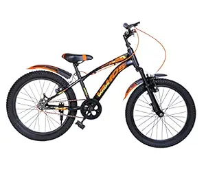 VAMOS V-100 20T Single Speed Cycle for Kids Girls & Boys with Front Suspension (Ideal for 7 to 9 Years and Height 36