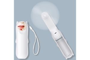 FAYHIJUN Ventilateur de Poche,Mini Ventilateur portatif à Main Portable, à Piles Rechargeables USB,4000mAh 3 Vitesses Personnel Ventilateur de Bureau de poche 8-18Hs de travail tranquille