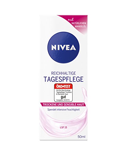 Nivea Reichhaltige Tagespflege für trockene und sensible Haut, 50 ml - 2