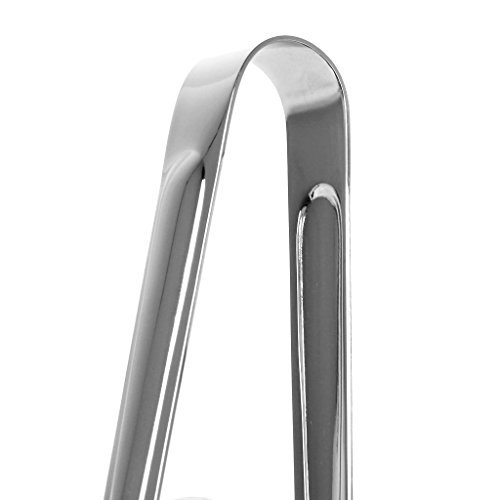 westeng 1 Edelstahl rund Kopf Eiszange Lebensmittel Sweet Brot Bar BBQ Kochen Tong Clip Silber - 7