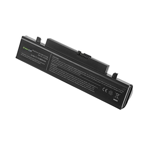 Green Cell® Extended Serie AA-PB1VC6B Laptop Akku für Samsung N210 N220 NB30 Plus Q330 X420 X520 (9 Zellen 6600mAh 11.1V Schwarz) - 5