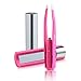 La-tweez Pro Colorful tweezers in carry case - Pink