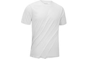 KEFITEVD UV Schutz Shirt Herren Kurzarm Schnelltrocknend Rashguard Leicht Atmungsaktiv Laufshirt Outdoor Funktionsshirt Männer Sport Oberteil