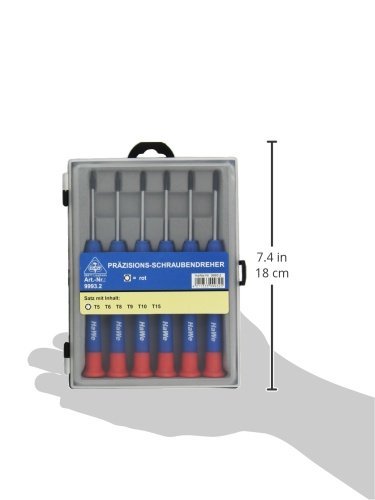 HaWe Präzisions-Schraubendreher-Satz Tor x 6 teillig, 9993.2 - 2