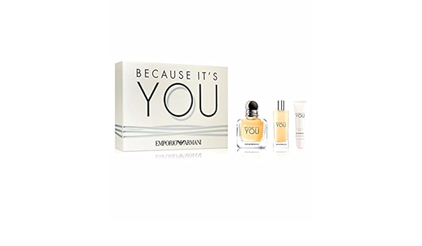 armani because it's you gift set 50ml