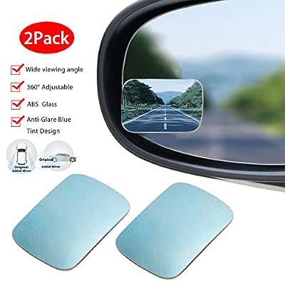 EEEKit - Paquet de 2 miroirs à Angle Mort Ajustables, rétroviseur latéral de 360 degrés pour la Vue arrière, pour véhicules universels