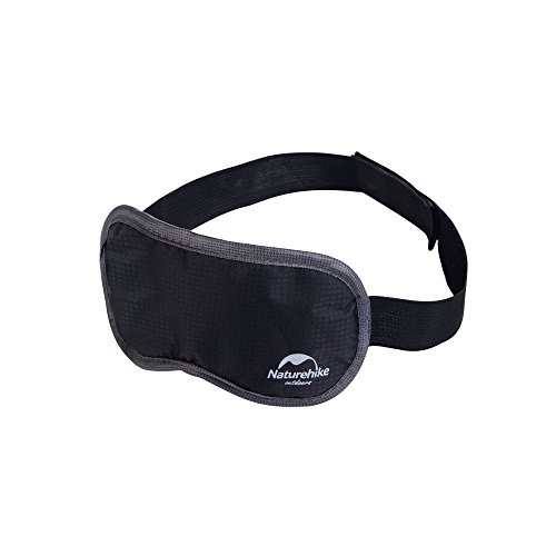 Preisvergleich Produktbild Naturehike Augenmaske, leicht, Schlafmaske, Augenklappe, Augenbinde mit verstellbarem Gurt, atmungsaktiv mit Lavendel, schwarz