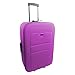 Produktbild Softcase Koffer Reisekoffer Reise Trolley Trolly Reisetasche Weichgepäck Bordcase Handgepäck Lila Koffer Stoff