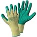 Produktbild L+D Polyester Gartenhandschuh Größe (Handschuhe): 9, L EN 388 CAT II Green Grip 1492SB 1 Paar
