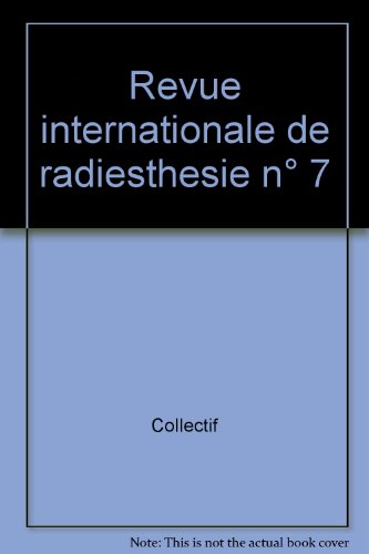Revue internationale de radiesthesie n° 7 francais