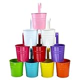 Schöne Dekoration: Hängende bunte Metall-Topf kann bis Landschaftart Gefühl für Ihr Zuhause und macht Ihr Haus hervorragend von den Nachbarn!