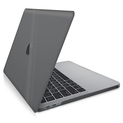 kwmobile Crystal Hülle für Apple MacBook Pro 13" (ab 2016) Touchbar Hard Case - dünne durchsichtige transparente Schutzhülle Cover Tasche Schwarz Transparent