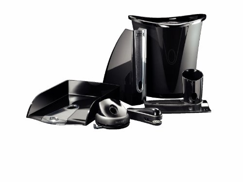 Leitz 52000095 Briefkorb Allura Briefkorb Allura, A4, Polystyrol, schwarz - 5