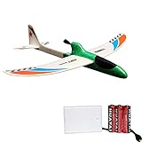  Ycco Avión de Planeador Que Lanza Espuma, GreatestPAK Lanzamiento a Mano Modelo de avión de inercia Regalo para niños Decoración para el hogar Colección Modo de Vuelo Deportes al Aire Libre Vuelo