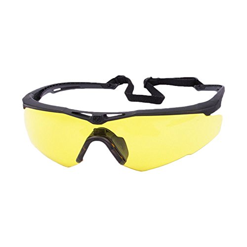 Preisvergleich Produktbild Revision Brille Stingerhawk Deluxe schwarz gelbes Glas Größe M