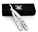 Men's Cut Throat Razor/ Shavette Razor(No Blades Included) Made With Stainless Steel. Comes In a Designer Box.Newly Designed For Perfect & Deep Shaving By Haryali London.